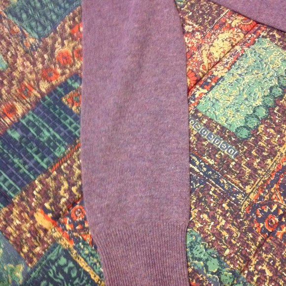 Bloomingdale's Men's Light Weight Purple Cashmere Sweater - Large -New With Tags - Picture 7 of 9